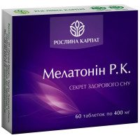 Мелатонін 60 таблеток по 400 мг, Рослина Карпат