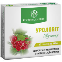 Уроловіт Мучниця 60таблеток по 500 мл, Рослина Карпат