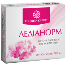 Ледіанорм 60 таблеток по 500 мг, Рослина Карпат