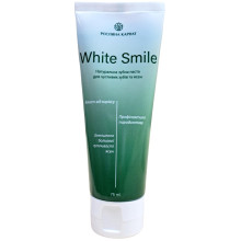 Зубна паста White Smile 75 мл. для чутливих зубів та ясен, Рослина Карпат